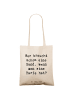 Mr. & Mrs. Panda Tragetasche Spruch Harfenzauber mit Spruch in Creme