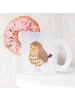 Mr. & Mrs. Panda Teetasse Eule Zufrieden ohne Spruch in Transparent