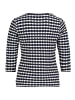 Betty Barclay Basic Shirt mit Rundhalsausschnitt in Dunkelblau/Weiß