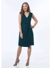 GOLDNER Kurzgröße:  Kleid Kleid in smaragdgrün