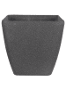 Beliani Outdoor Blumentopf ZELI in Grau - (W) 49 x (H) 49 x (L) 49 cm