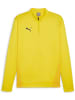 Puma T-Shirt "TeamGoal Training 1/4 Zip Top" in Gelb