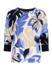 Betty Barclay Strickpullover mit Print in Light Blue/Cream
