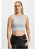 DEF Top "Inga Ribbed Tanktop" in Grau