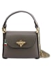 Florence Florence Umhängetasche Leder grau ca. 19cm