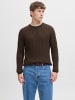 Jack & Jones Strickpullover in Mulch