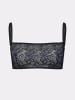 Erlich Textil  Erlich Textil Spitzen Bustier ICONIC LACE BANDEAU BRALETTE in schatten schwarz