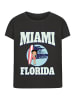 F4NT4STIC Box Tee Betty Boop Miami Florida Surf Scene in schwarz