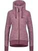 alife and kickin Fleecejacke, Kapuzenfleecejacke, Sweatjacke, Kapuzensweatjacke VivianAK F in mulberry melange