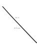 relaxdays Paracord in Schwarz - 4 mm x 80 m