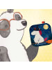 Mr. & Mrs. Panda Untersetzer Glas Einhorn Hexe Design ohne Spruch in Weiß
