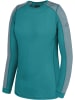 Normani Outdoor Sports Damen Merino Langarm-Shirt Goulburn in Petrol
