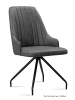 58 aufm Kessel ESSZIMMERSTUHL (2er-Set) Dilara 52x91x60 Schwarz/Espresso