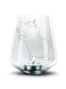 Mr. & Mrs. Panda Gravur Glas Einhorn Blume ohne Spruch in Transparent