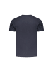 cavalli CLASS Blaues Baumwoll-T-Shirt