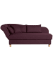 58 aufm Kessel RECAMIERE mit Armteil links klappbar Katia Flachgewebe Buche/burgund