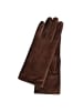 Kessler Ava Suede Handschuhe Leder warm dark brown