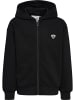 Hummel Reißverschluss Kapuzenpullover Hmljr Loose Kinder in BLACK