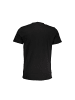 cavalli CLASS Schwarzes Baumwoll-T-Shirt