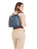 Samantha Look Shopper echt Leder in blau