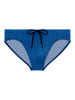 HOM Badehose Swim Mini Brief Hendaye in blue print