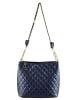 collezione alessandro Ledertasche " Elegante " in blau