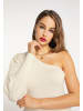 faina Damen Strickpullover in Champagner
