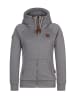 naketano Sweat Kapuzenjacke Brazzo Dark Grey Melange