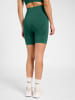Hummel Tight Kurze Hose Hmlflow Damen in BISTRO GREEN