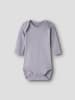 name it 3er Pack Langarmbodys NBFBODY LILAC MARBLE DEER in lilac marble