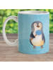Mr. & Mrs. Panda Tasse Pinguin Lolli ohne Spruch in Eisblau