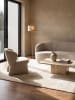 KADIMA DESIGN Hochflorteppich Uni Antirutsch weich wohnlich Wohnzimmer Schlafzimmer in Beige