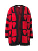 Angel of Style Strickjacke in neon rot