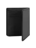 Redolz Leather Essentials HF Geldbörse RFID Leder 9,5 cm ausklappbar in all black