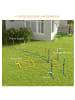 Pawhut Hunde Agility Set Orange+Blau Kunststoff+ Oxfordstoff