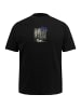 STHUGE Kurzarm T-Shirt in schwarz