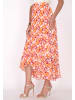 faina Damen Rock in Orange Mehrfarbig