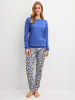 Calida Pyjama in deep cobalt