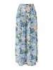 Oui Palazzo Hose in blue white