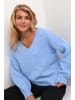 Kaffe Strickpullover KAsarla Loose fit in Cornflower Blue Melange