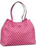 Guess Shopper Vikky JT Large Tote in Fuchsia Logo