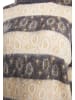 VIRITA Women Strick Pullover in Anthrazit Beige Mehrfarbig