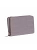 Fun&Basics Geldbörse Francesca (B)20 x (H)10 x (T)2,5 cm in Grau