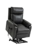 HOMCOM Relaxsessel-96L x 87B x 105H cm-Schwarz