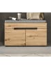 Inn.Furn Schuhbank Eiche Artisan und grau 80 cm mit Soft-Close