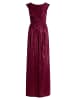 Vera Mont Jumpsuit im Glitzer-Look in Rot/Grau