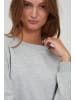 b. young Sweatshirt BYSAMMIA Loose fit in Light Grey Melange