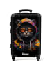 NoBoringSuitCases Suitcase, Handgepäck, Koffer, Trolley, Reisekoffer Modisches Katzendesign