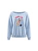 myMo Women Sweatshirt in Light Blue