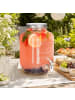 relaxdays Getränkespender in Transparent - 3,5 l